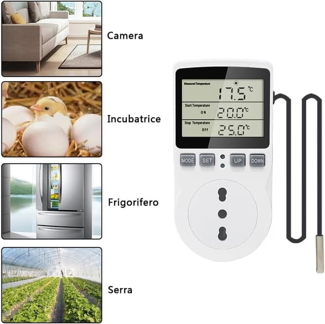 Thumbnail 5 de KT3100 Termostato digitale per terrario 230V 16A 🌡