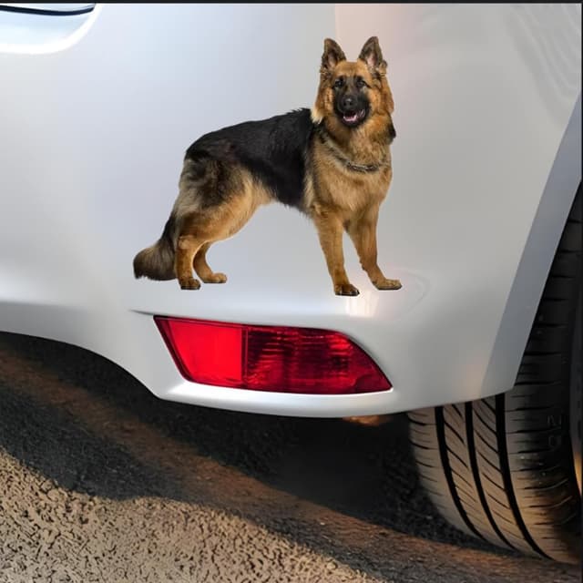 Thumbnail 5 de Deutscher Schäferhund 3D Aufkleber 22cm