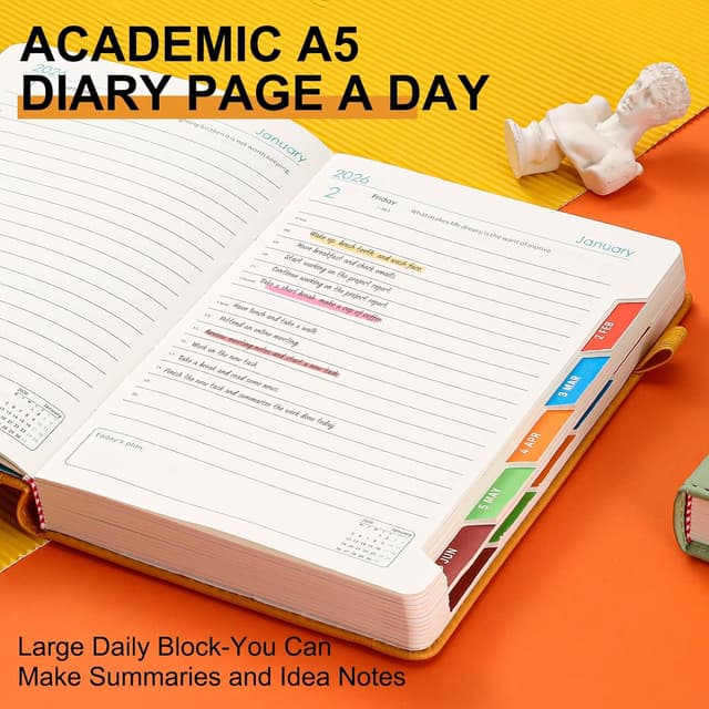 Thumbnail 4 de Goldaypln Agenda académica 2026 A5 1 día