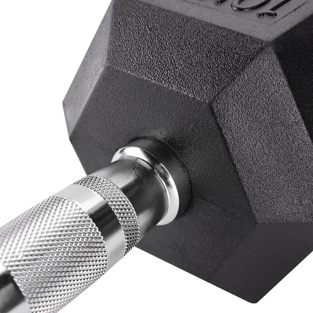 Detalle 2 de Fitness Tech Set 2 mancuernas hexagonales 20 kg 🏋