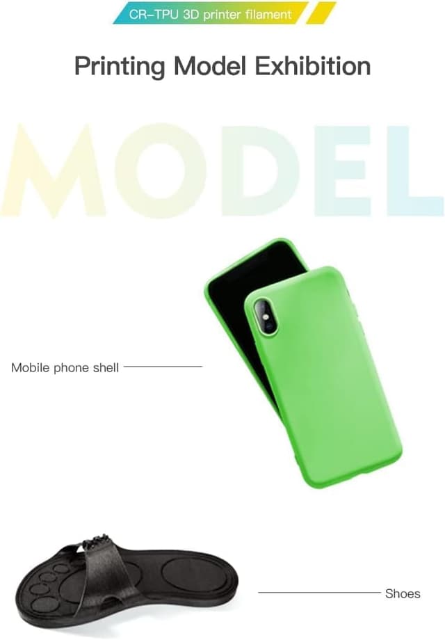 Thumbnail 5 de Creality CR TPU Rojo 1.75mm - Filamento Elástico de 1KG 🧵