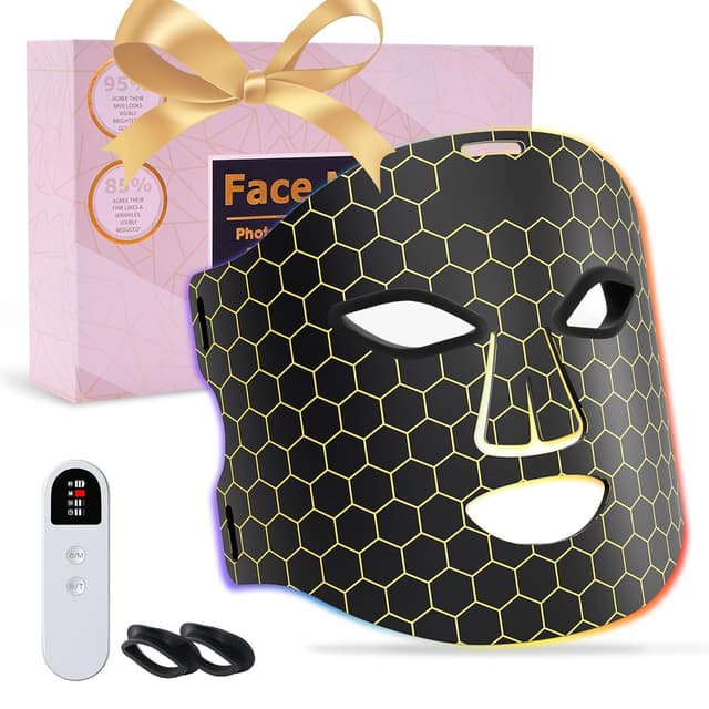 Detalle de Rotlichtlampe LED Maske – 4-Farben-Lichttherapie 240 LEDs