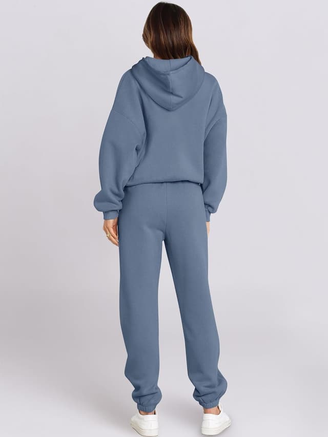 Detalle de ANRABESS 2-Piece Tracksuit Oversized Hoodie
