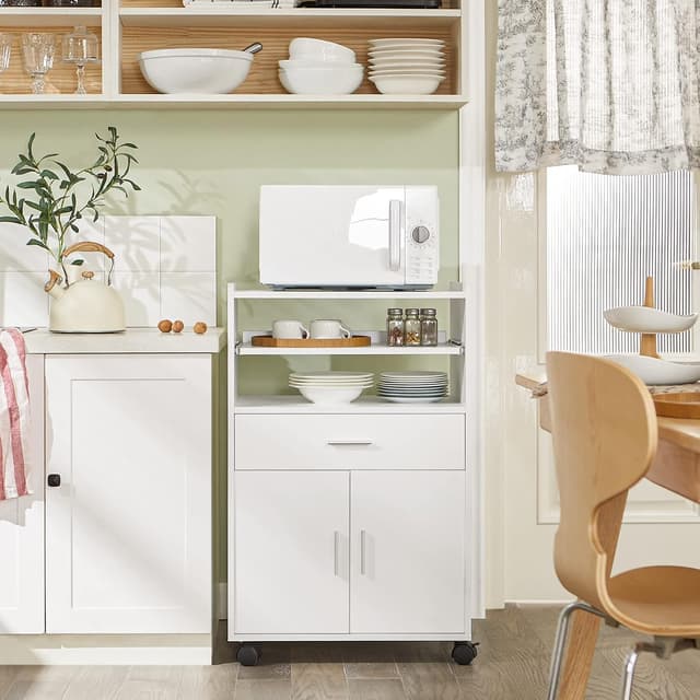 Thumbnail 6 de SoBuy FSB09-W chariot de cuisine 92×59×40 cm 🍽