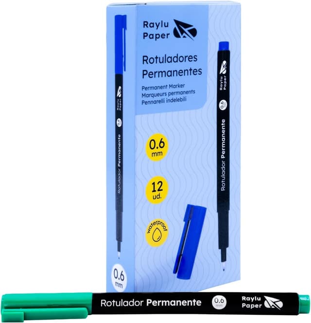 Detalle de RAYLU PAPER Rotuladores Permanentes 0.6mm