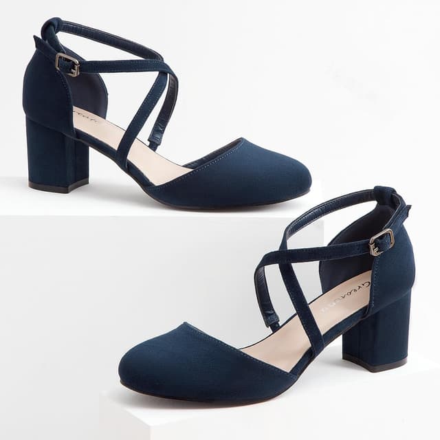 Thumbnail 4 de Greatonu Pumps Riemchenpumps mit Spangen