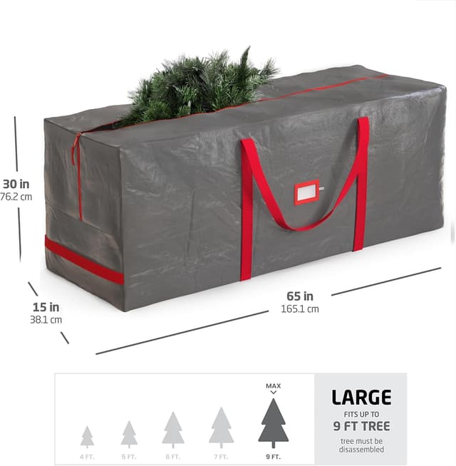 Thumbnail 5 de Zober Large Christmas Tree Storage Bag 9 Ft 🎄