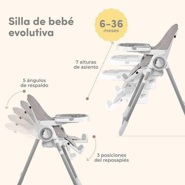 Detalle 2 de Sweety Fox Trona Evolutiva 7 alturas