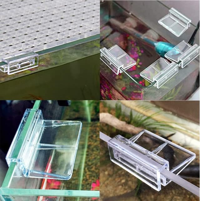 Detalle 1 de RuiChy aquarium lid clips, 10 pack