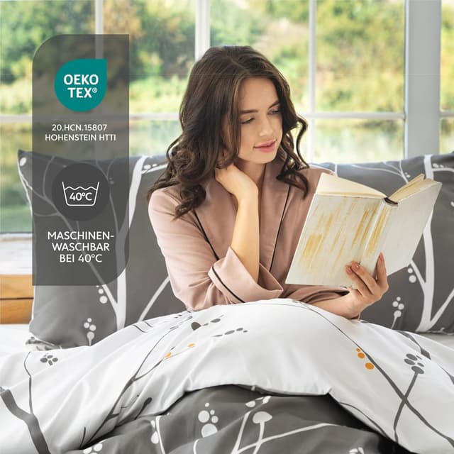 Thumbnail 4 de Dreamzie Bettwäsche Set 260 x 240 cm Mikrofaser