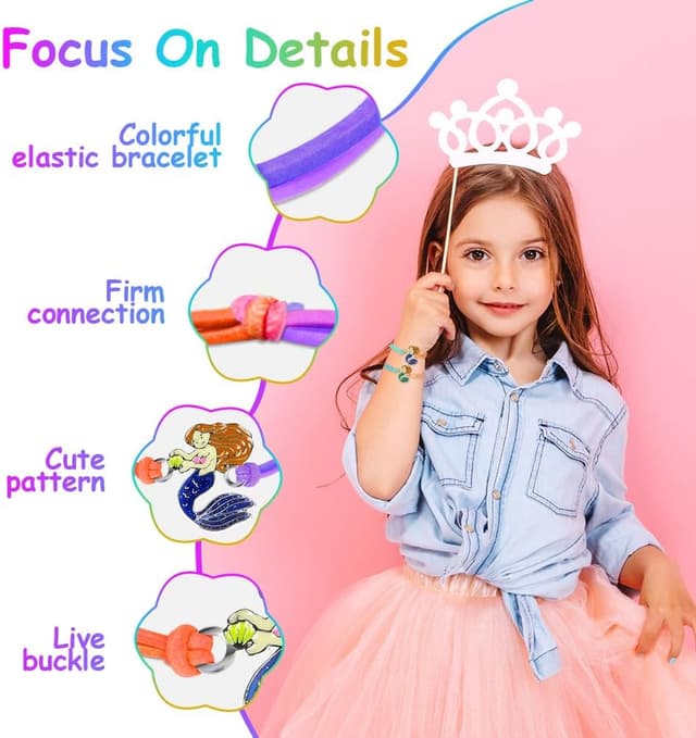 Detalle 2 de Bracelet d’humeur thermochromique Flintronic pour enfants avec pendentif cheval