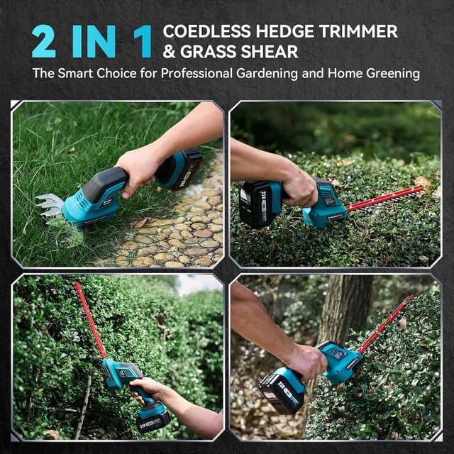 Thumbnail 6 de SEESII Tagliasiepi Elettrico 4000 mAh ✂