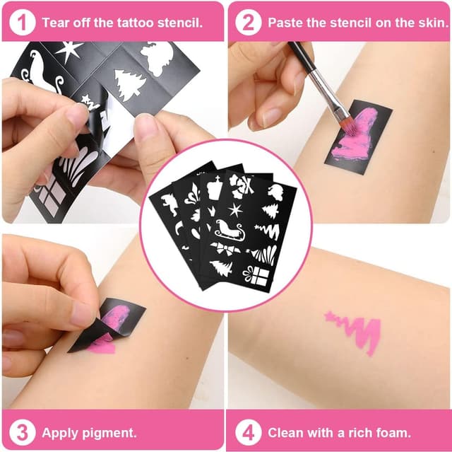 Detalle 2 de URAQT Face Paint 15-Colour Palette