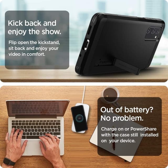 Thumbnail 5 de Spigen Tough Armor pour Samsung Galaxy S20 FE — coque noire