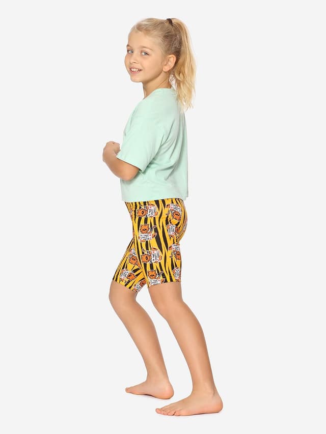 Detalle de Merry Style leggings corto in cotone con elastan per bambina e ragazza MS10-406