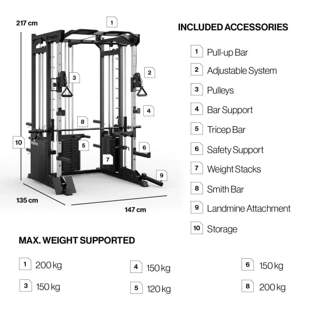Detalle 2 de Fitness Tech Smith Machine S9000