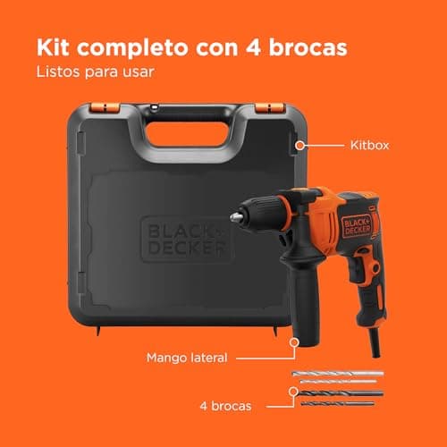 Thumbnail 9 de Black+Decker BEH710K-QS Taladro percutor 710 W