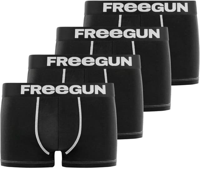 Detalle de Freegun Freegun Boxer Fg/1/Bmx4 Boxeur ajusté Homme Lot de 4