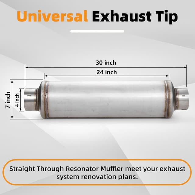 Thumbnail 1 de A-KARCK 4" Inlet Exhaust Resonator 30