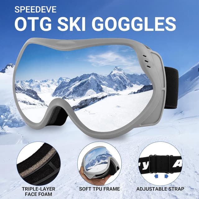Detalle 2 de Lunettes ski SPEEDEVE anti-buée OTG