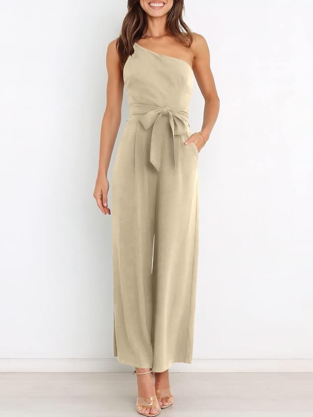 Thumbnail 5 de ANRABESS Women One-Shoulder Jumpsuit S–XL 👗