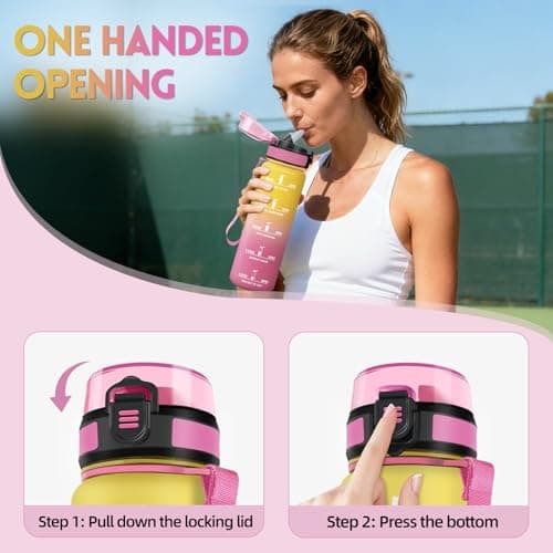 Thumbnail 5 de Baramumu Botella agua 1 litro con pajita 🚰