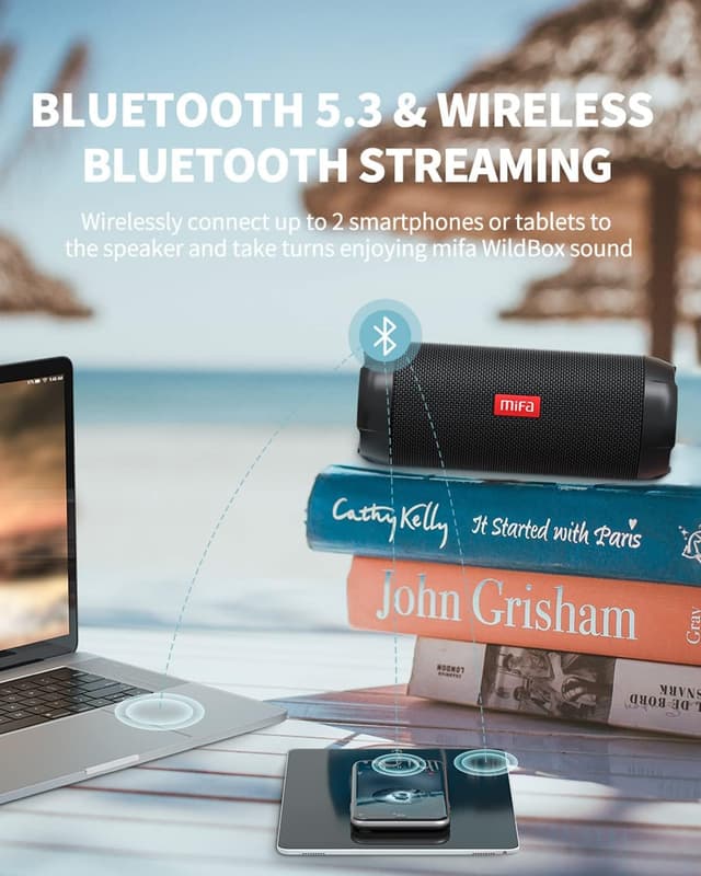 Detalle 2 de MIFA WildRod Bluetooth Lautsprecher 30 W