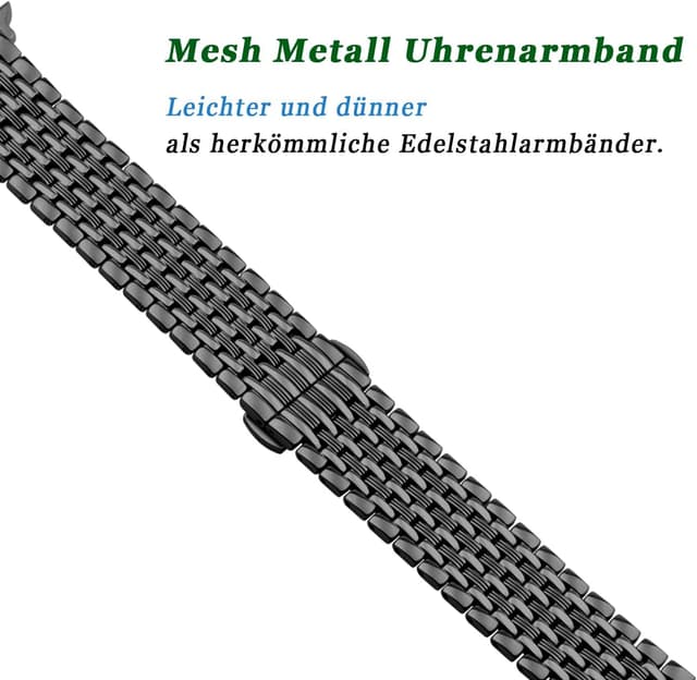 Thumbnail 1 de YISIWERA Edelstahlarmband Apple Watch 38–49mm