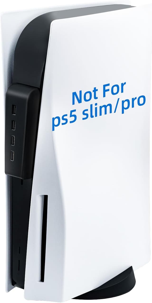 Detalle de 4 Port PS5 USB Hub mit 480 Mbit/s