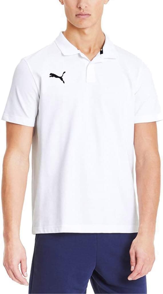 Detalle 2 de Puma Herren Teamgoal 23 Casuals Poloshirt mit Zwei-Knopf-Kragen