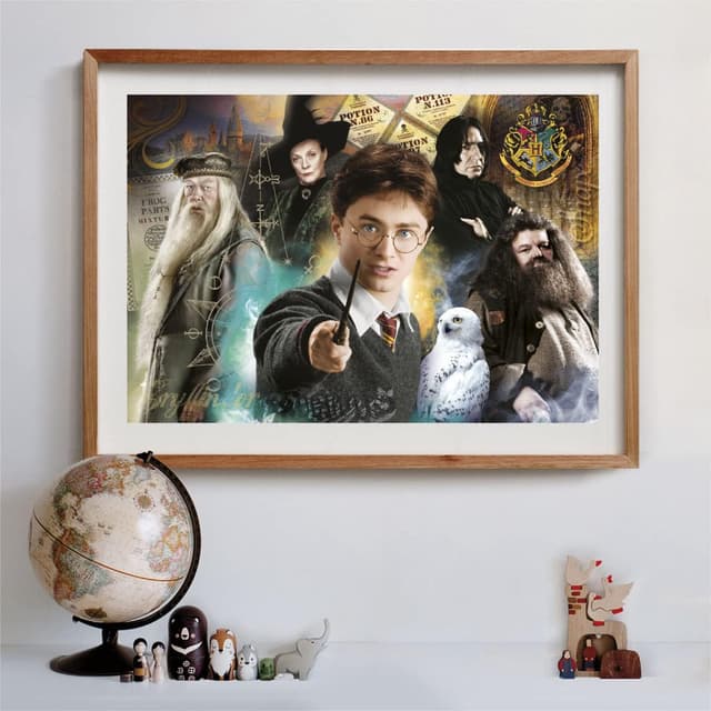 Detalle 2 de Clementoni Puzzle Harry Potter da 1500 pezzi per adulti 80507 (Made in Italy)