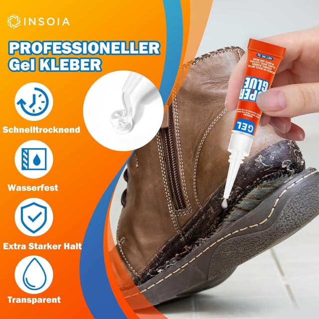 Detalle 2 de Sekundenkleber Gel für Sofortreparaturen 36x3 g