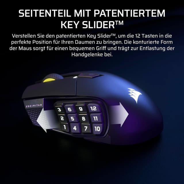 Thumbnail 5 de Corsair Scimitar Elite Wireless SE 33.000 DPI