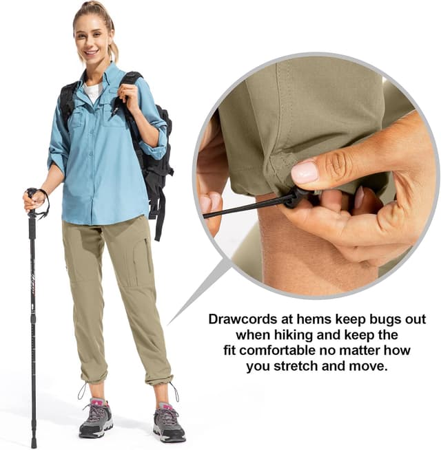 Detalle de yeyity Wanderhose Damen Quick Dry