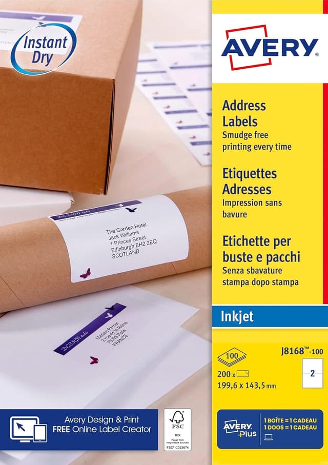 Detalle 2 de Avery étiquettes d’expédition, 200