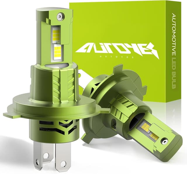 Detalle de Autoyes H4 LED Headlight Bulb (6500K) – Plug-and-Play, Canbus error-free, pack of 2