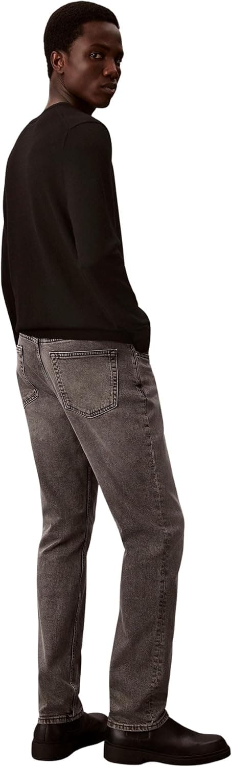 Detalle 2 de Calvin Klein men’s slim Pewter Rock Jean (LV04RD705G)