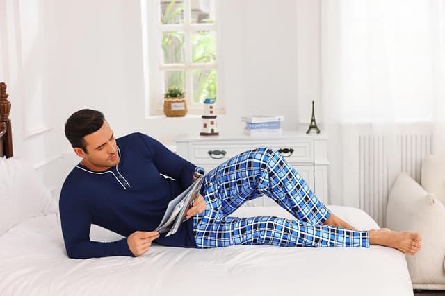 Thumbnail 4 de Demegimi Pijama Hombre Invierno algodón Talla grande