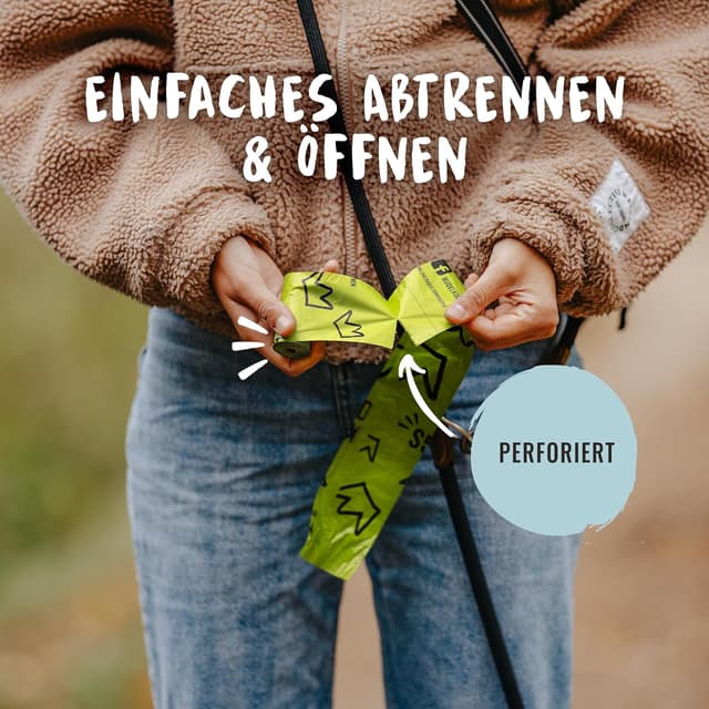 Detalle 2 de Rudelkönig Hundekotbeutel 300 Stück