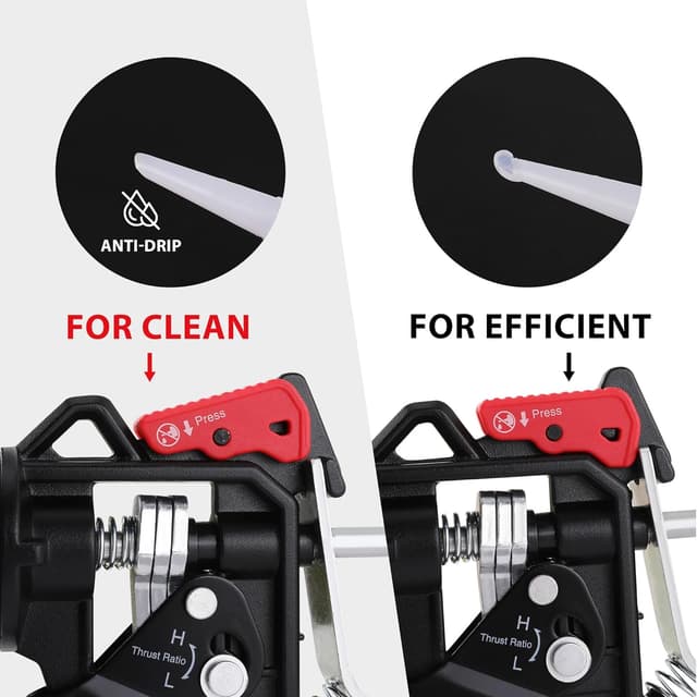 Thumbnail 6 de WORKPRO Metal Silicone Caulking Gun 10oz 18:1