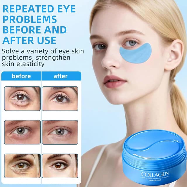 Detalle de Patch yeux collagène acide hyaluronique 60