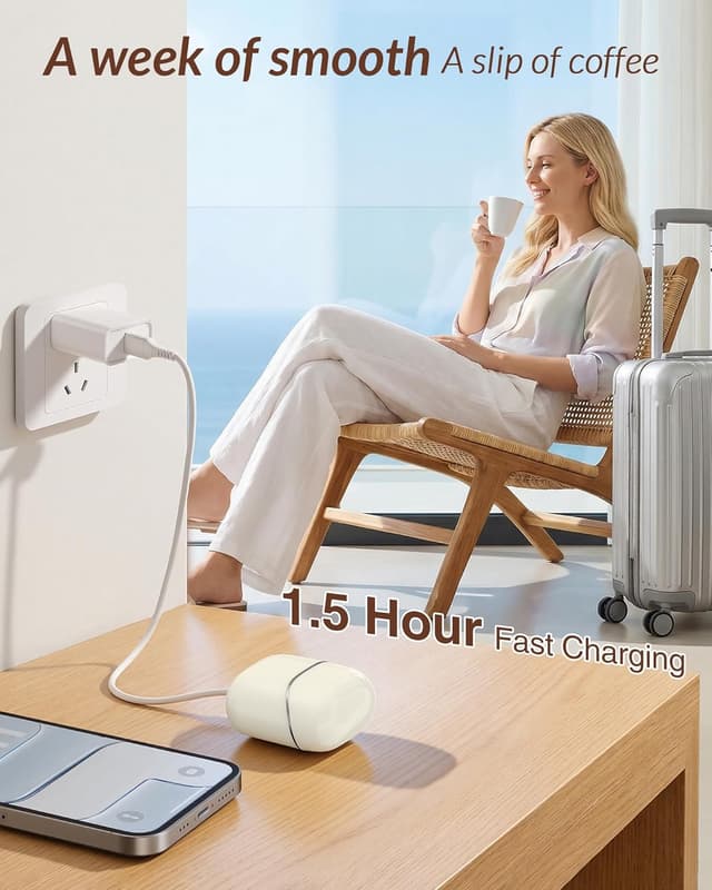 Detalle de Portable Painless Facial Hair Remover for Women (2 Dual Blades) — Rechargeable Face Shaver for Upper Lip & Chin