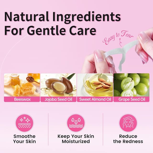 Detalle de Beauty7 Strisce di Cera Sopracciglia 24pz