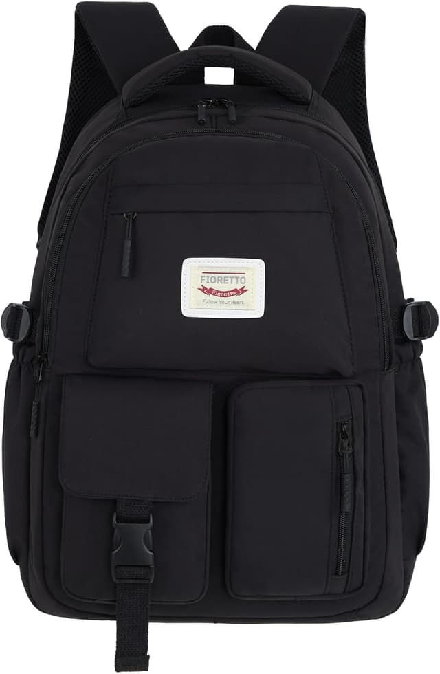 Detalle 2 de FIORETTO Schulrucksack 14" Laptopfach, wasserabweisend