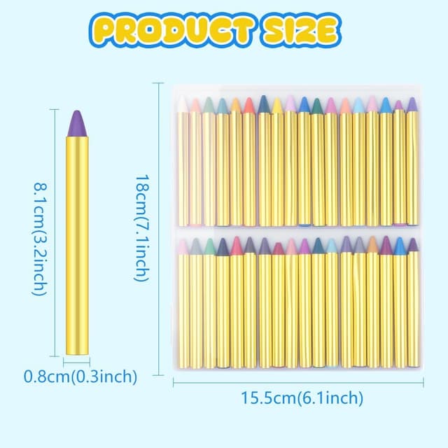 Detalle 2 de Beugo Body Painting 36 colori trucco 🎨