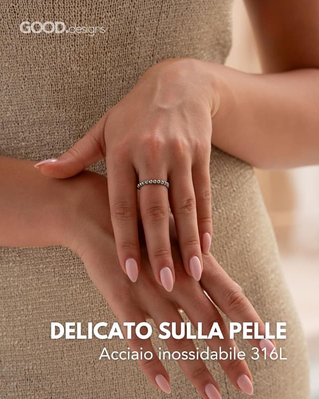 Detalle 2 de GD GOOD.designs Anello antistress misura 54-60 💍