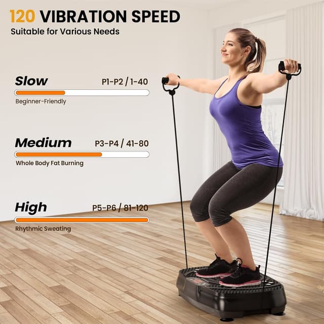 Thumbnail 3 de TISSCARE Vibration Plate 400lb Home Fitness