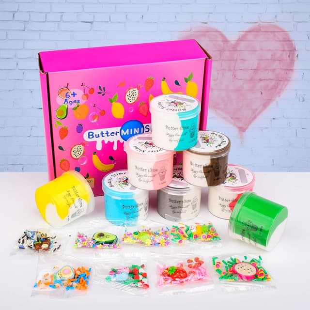 Thumbnail 5 de Fluffy Butter Slime Kit 8 Pack