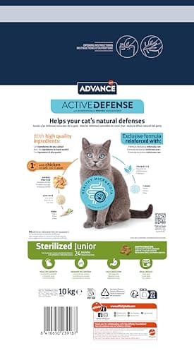 Thumbnail 3 de Advance Cat Junior Sterilized Pienso 10 kg