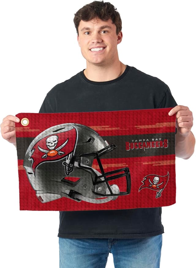 Detalle 2 de Northwest NFL Golf Towel (Official Licensed) Microfiber Waffle Golf Cleaning Towel, 16x25 in